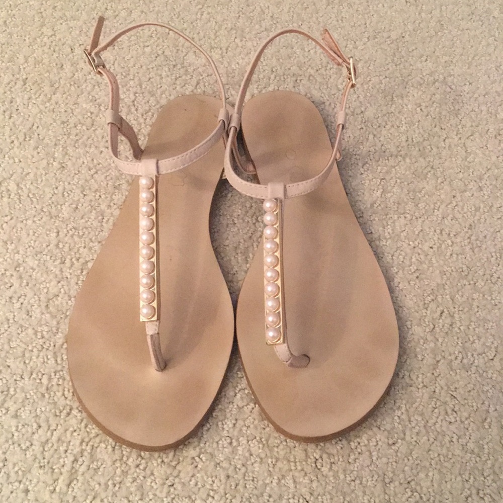 Lightly worn sandals